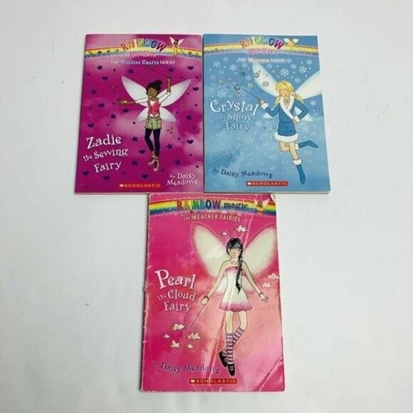 Rainbow Magic Books Series Magical Crafts Weather Fairies Daisy Meadows Lot of 3 - Picture 2 of 7